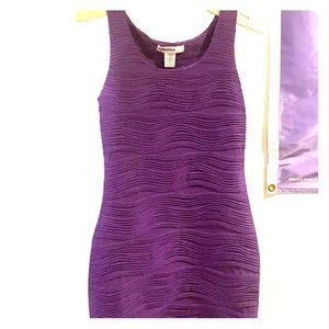 Purple “Bailey blue” bodycon-like dress
